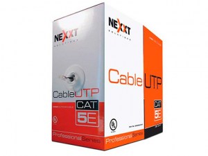 Caja de cable Marca Nexxt Cable UTP Cat5e - Azul